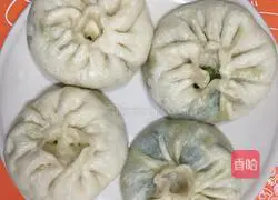 Illustration of how to make leek, egg and shrimp buns 7