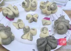 Illustration of how to make butterfly steamed buns 14