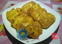 Illustration of how to make fried egg steamed bun slices 6