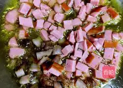 Illustration of American BBQ Sausage and Fried Rice 4