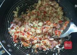 Diy seafood fried rice recipe illustration 3