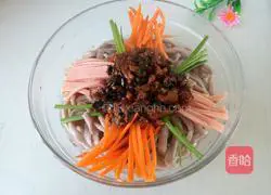 Fried Sauce, purple potato noodles recipe 21