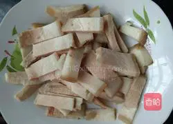 Illustration of how to make strips (mixed noodles) 5