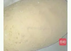 Illustration of making hollow sesame cake 3