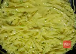 Potato shredded egg pancake recipe 4