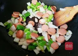 Illustration of how to make fried steamed buns 9