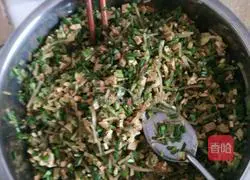 Illustration of how to make vegetarian dumplings 1