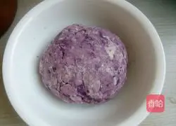 Illustration of how to make purple sweet potato and rose steamed buns 7