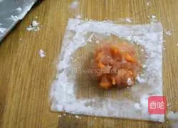 Illustration of how to make radish dumplings 4