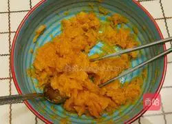 Illustration of how to make pumpkin cake 1