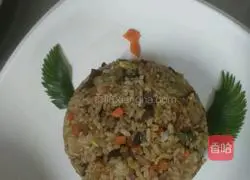 Illustration of how to make Baiwei fried rice 7