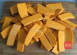 Illustration of how to make sugar-free roasted pumpkin cakes 1