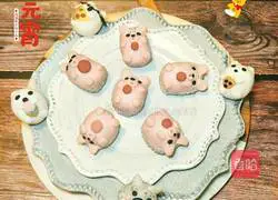 Illustration of how to make cute little hedgehog glutinous rice balls 10