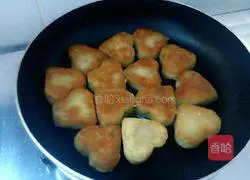 Illustration of how to make pan-fried taro cake 10