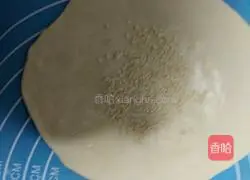 Illustration of how to make hollow sesame cake 9