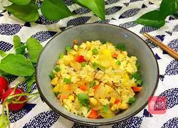 Chicken Fried Rice Illustration of how to do it 12