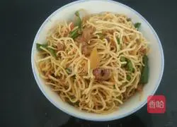 Illustration of how to make fried noodles 8