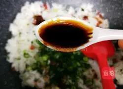 Cantonese Sausage Fried Rice Recipe Illustration 11