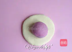 Illustration of how to make lotus steamed buns 4