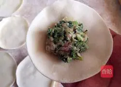 Illustration of how to make lace dumplings (pork and leek stuffing) 7