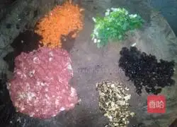 Illustration of how to make Korean tofu cakes 3