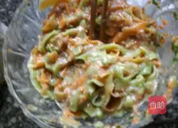 Noodles and meatballs...baby rice recipe illustration 10