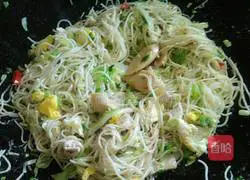 Illustration of how to make fried noodles 10