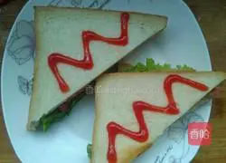 Illustration of how to make a sandwich 7
