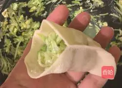 Illustration of how to make large dumplings with pumpkin stuffing 11