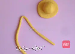 Illustration of how to make hat steamed buns 5