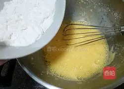 Illustration of how to make Mori-style scallion egg pancake 3