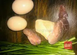 Illustration of how to make egg dumplings 1