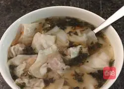 Wonton soup/sauerkraut wonton soup recipe 4