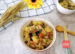 Potato braised rice recipe 12