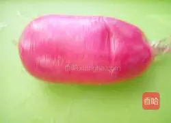 Illustration of how to make beef and radish colorful dumplings 1