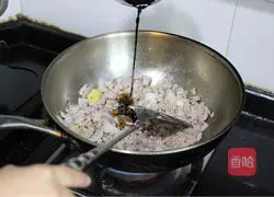 Minced Pork Illustration of how to make noodles 8