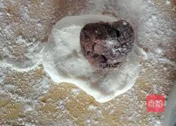 Red bean paste pie recipe 4