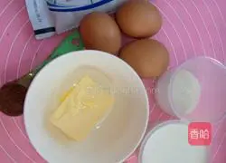 Cocoa Illustration of how to make waffles 1