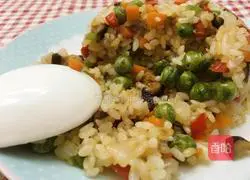 Vegetable Fried Rice Recipe Illustration 11