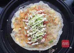 Illustration of how to make pancakes and fruits 4