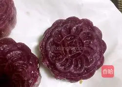 Purple Sweet Potato Peanut Cake Recipe Illustration 12