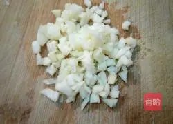 Illustration of how to make apple dough 4