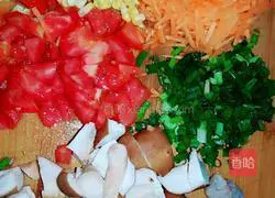 How to make fried rice with mushrooms and shrimps Illustration 2