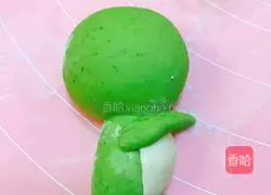 Illustration of making small dinosaur bag 13