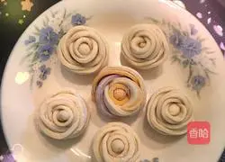 Rose Illustration of how to make flower steamed buns 8