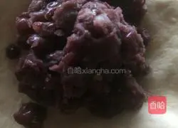 Illustration of how to make red bean stuffed buns 8