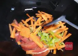 Illustration of how to make vegetable fried noodles 3