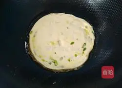 Illustration of how to make green onion cake 9