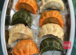 Illustration of how to make colorful dumplings 5