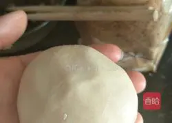 Illustration of how to make prunes and sesame cakes with dried meat floss 12